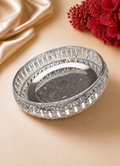 German Silver Serving Tray 8 Inch for Gifting & Pooja